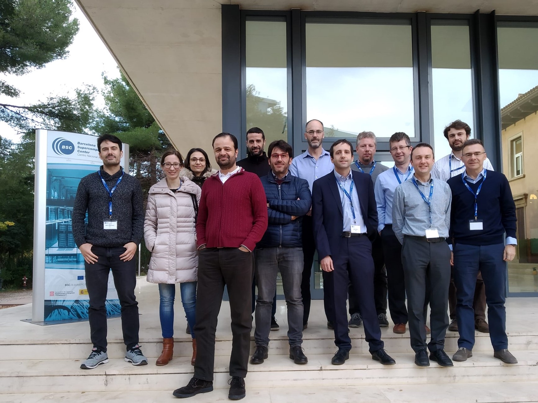 Image: The MASTECS team during the first meeting of the project in Barcelona, Spai