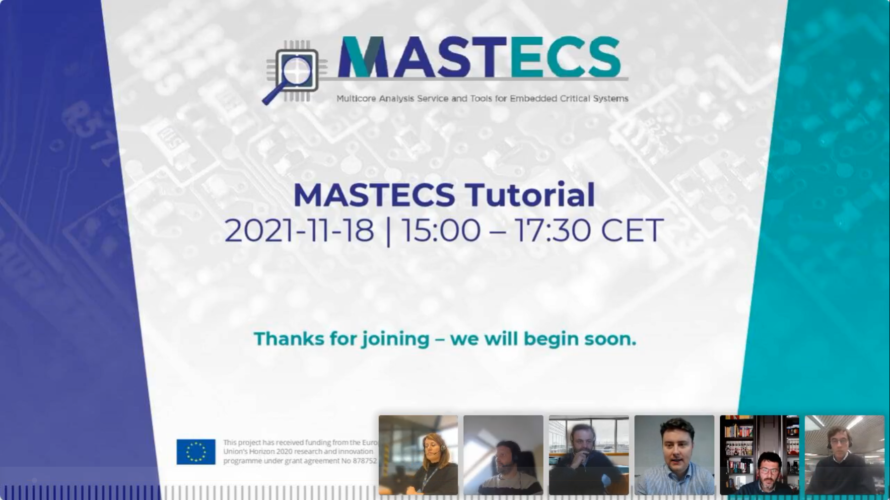 Screenshot industrial tutorial MASTECS